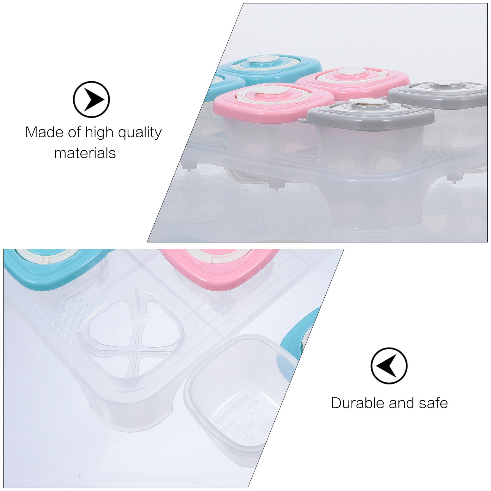1Set Baby Food Storage Blocks  - Baby Food Quality recensie en prijs
