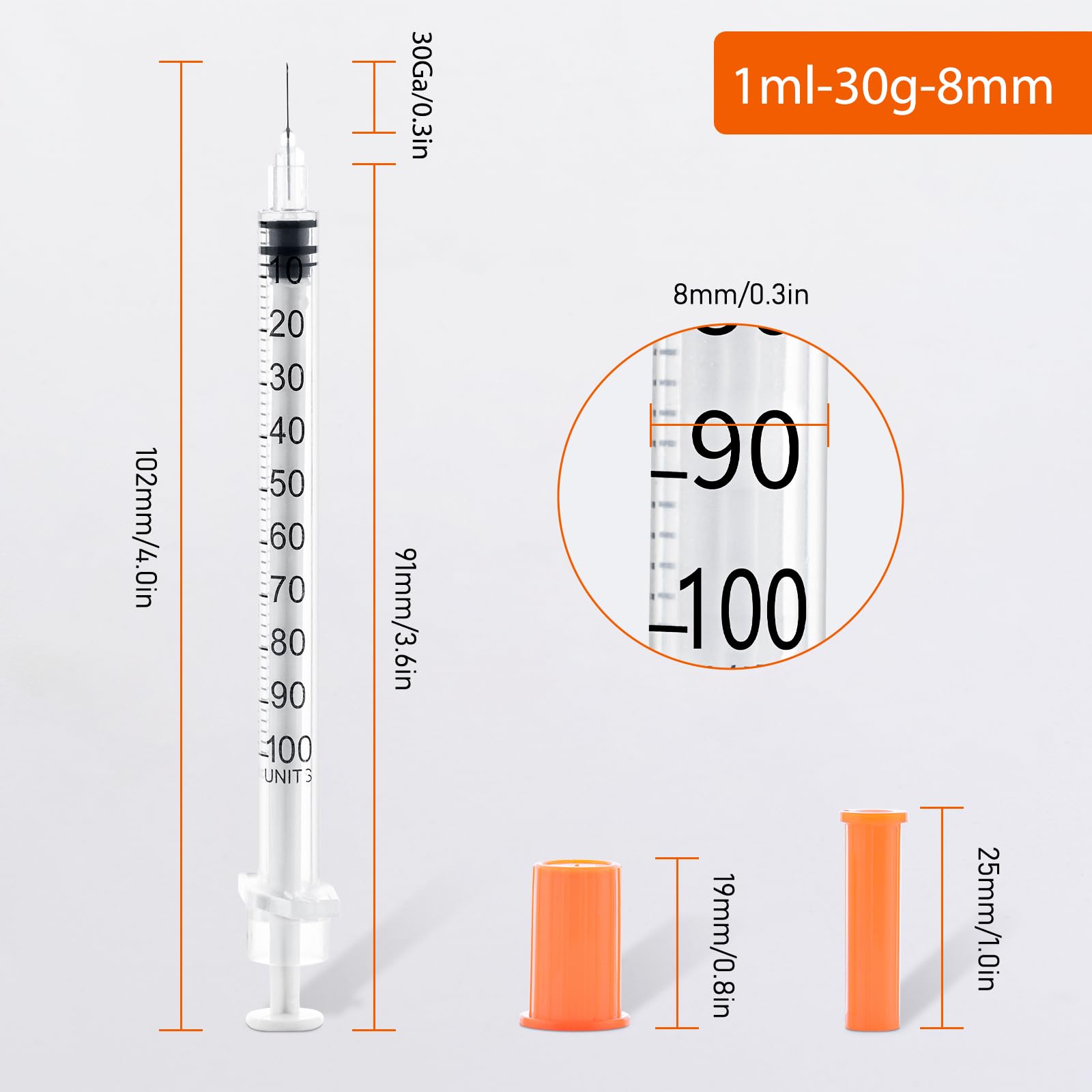 30PCS/Pack, 1ml Sterilized ins - Baby Food Allergy Rash recensie en prijs