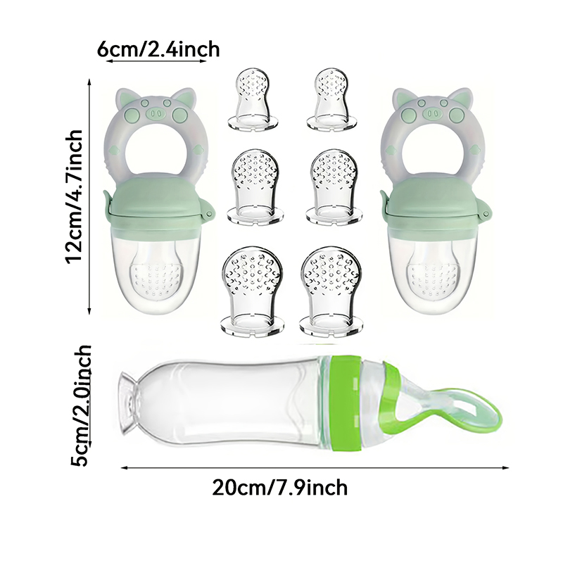 9pcs Feeding Cutlery:1 Silicon - Baby Rice Food recensie en prijs