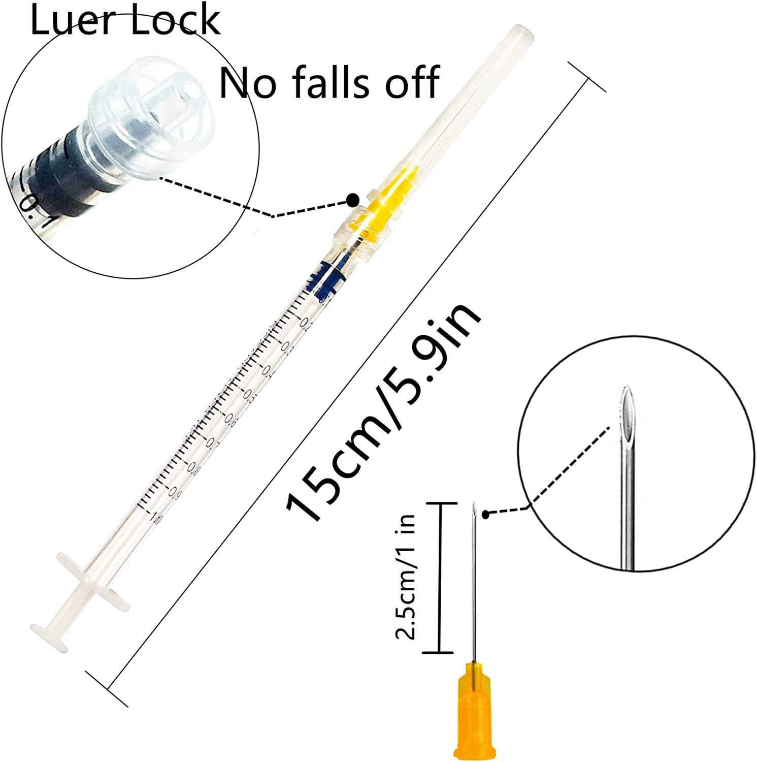 Disposable Syringe With Needle - Baby Food Allergy Rash recensie en prijs