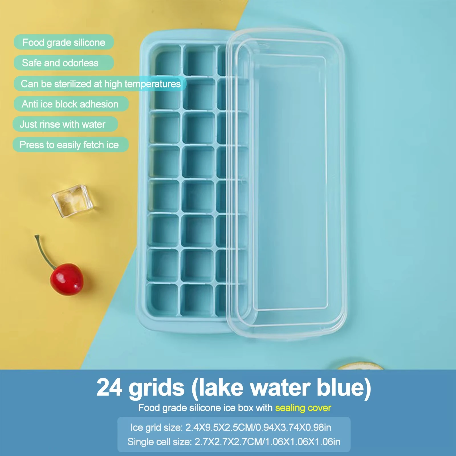 Silicone Ice Cubes Tray with L - Baby Food Jelly recensie en prijs