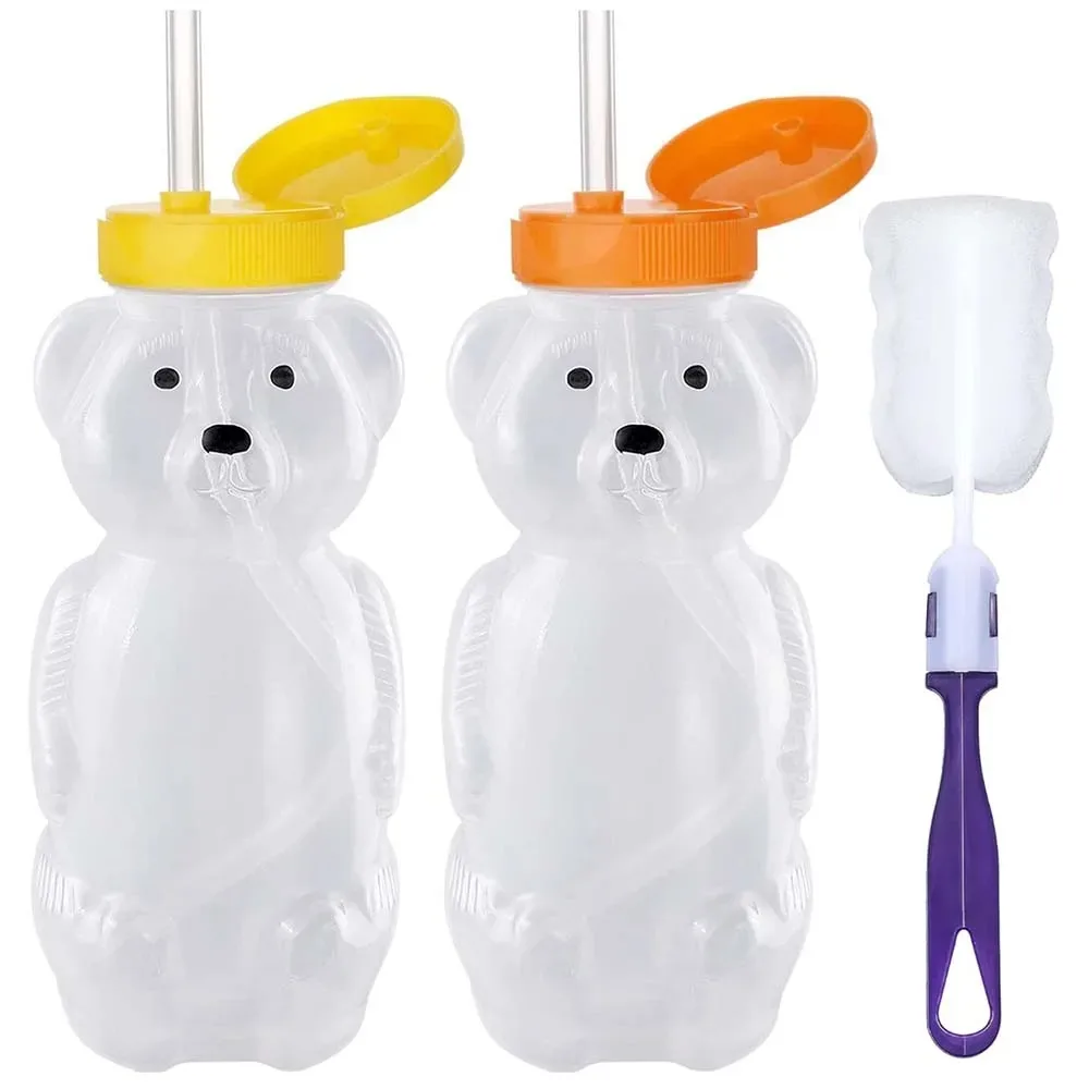 Honey Bear Straw Cups for Babi - Baby Food Bottle recensie en prijs