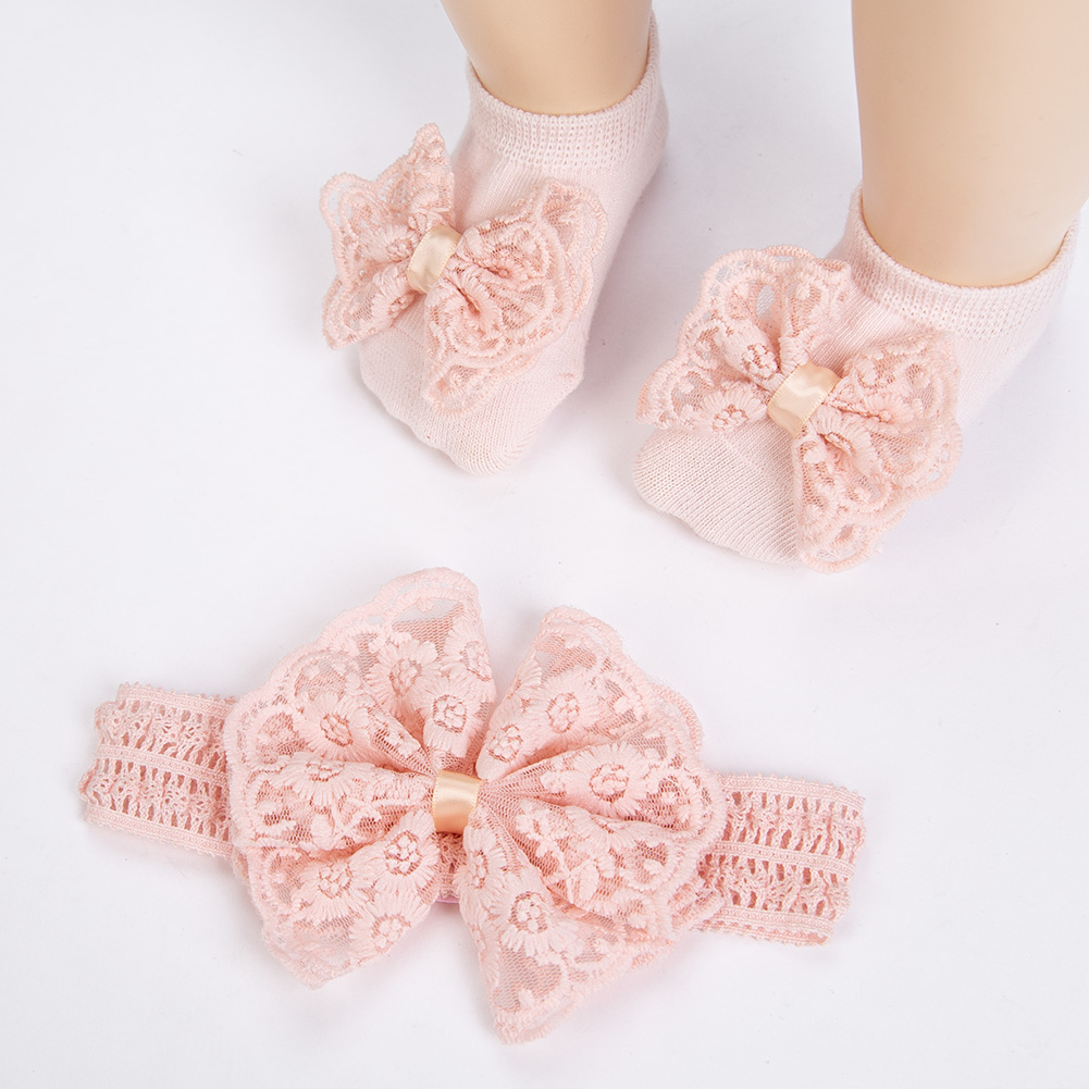 3Pcs/Set Cream Lace Baby Headb - Baby Food Jelly recensie en prijs