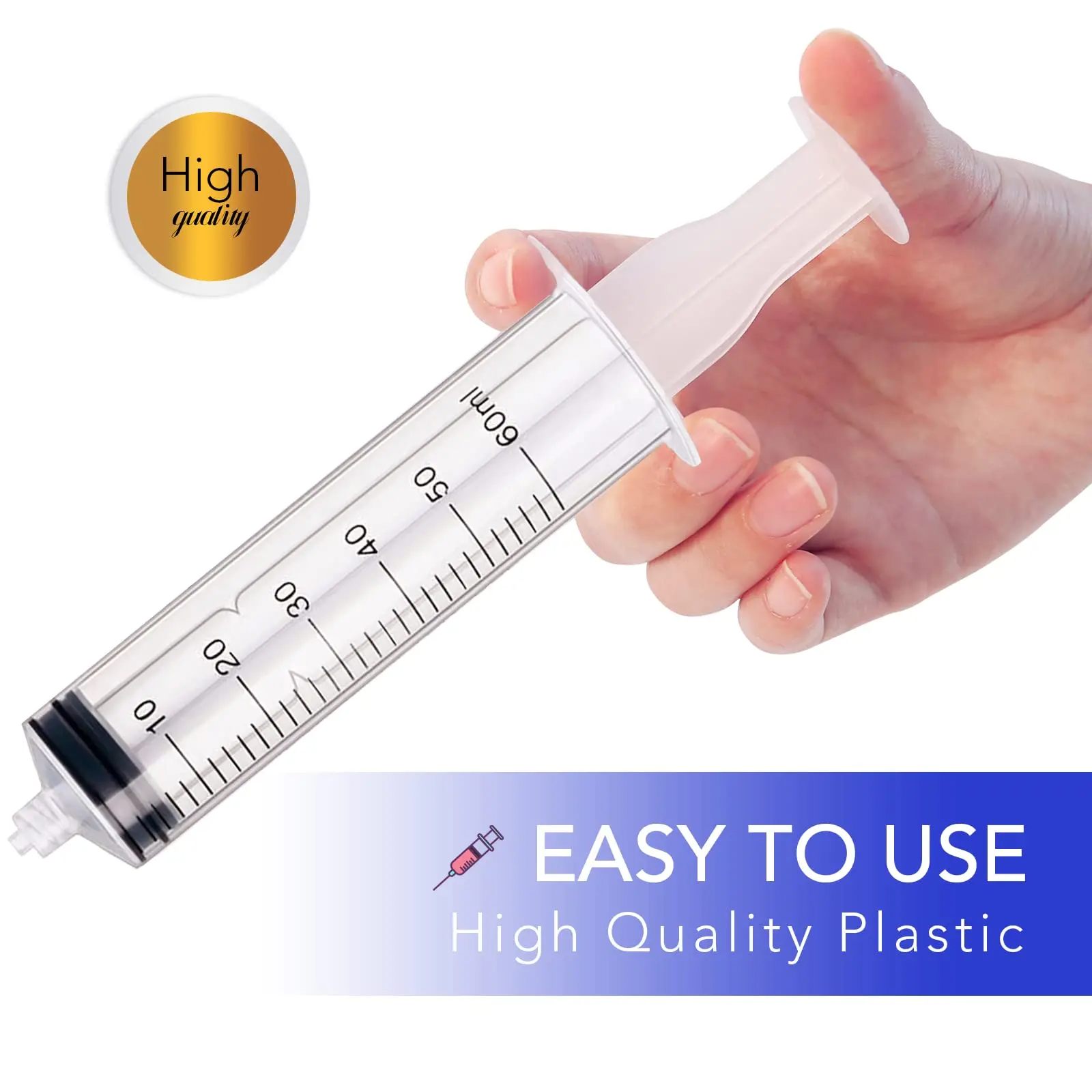 5-20Pcs 60ml Luer Lock Syringe - Baby Food Allergy Rash recensie en prijs