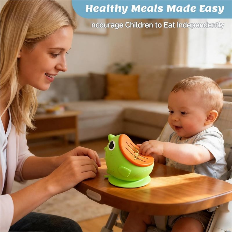 WOTT-Silicone Baby Bowl,Spill  - Baby Food Quality recensie en prijs
