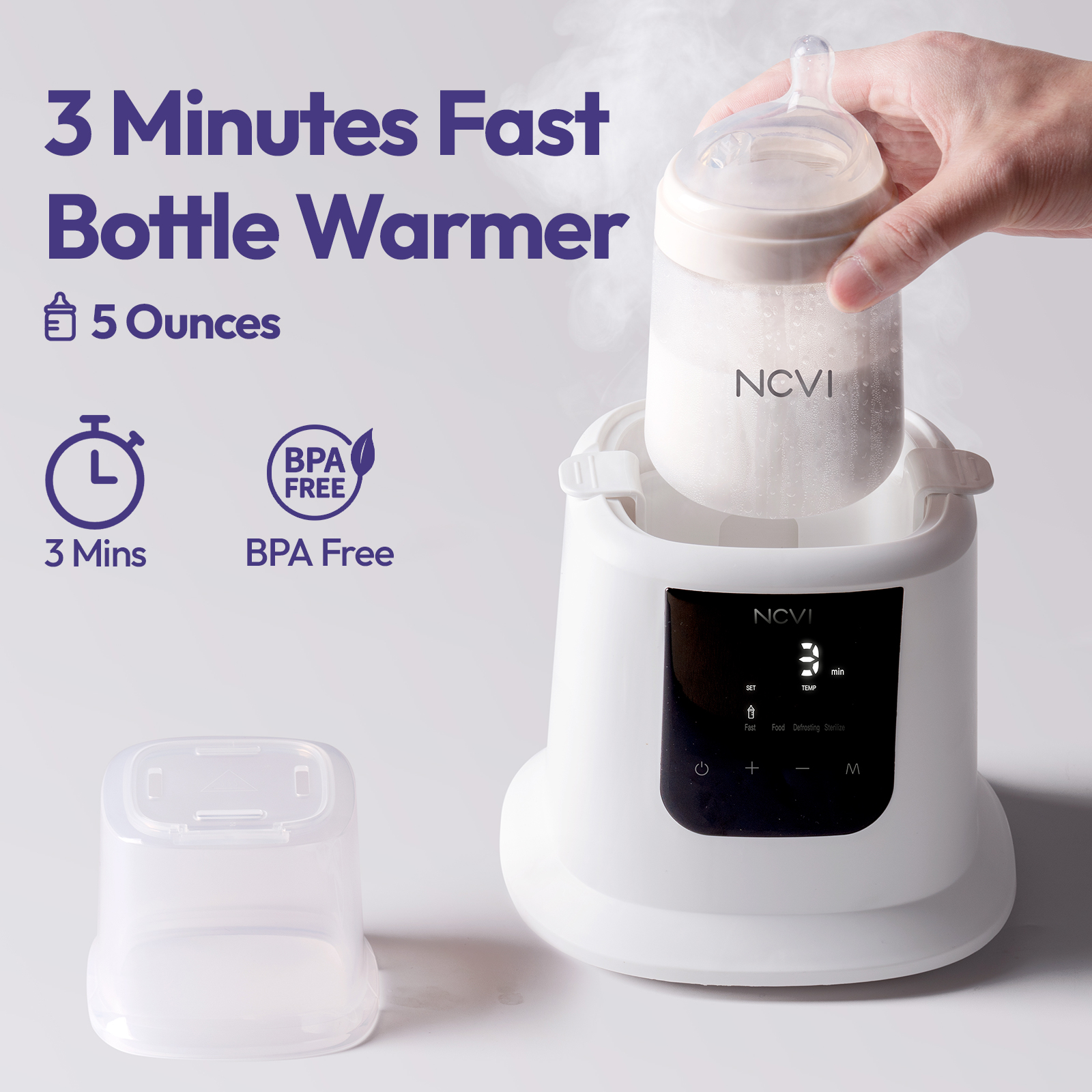 NCVI 8-in-1 Baby Bottle Warmer - Baby Food Allergy Rash recensie en prijs