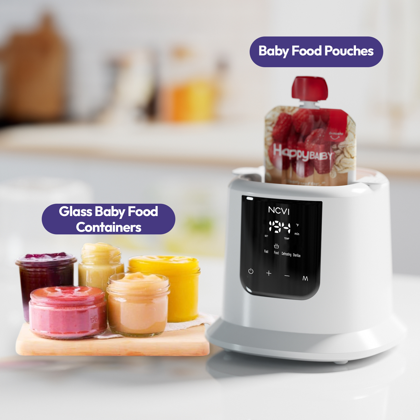NCVI 8-in-1 Baby Bottle Warmer - Baby Food Allergy Rash recensie en prijs