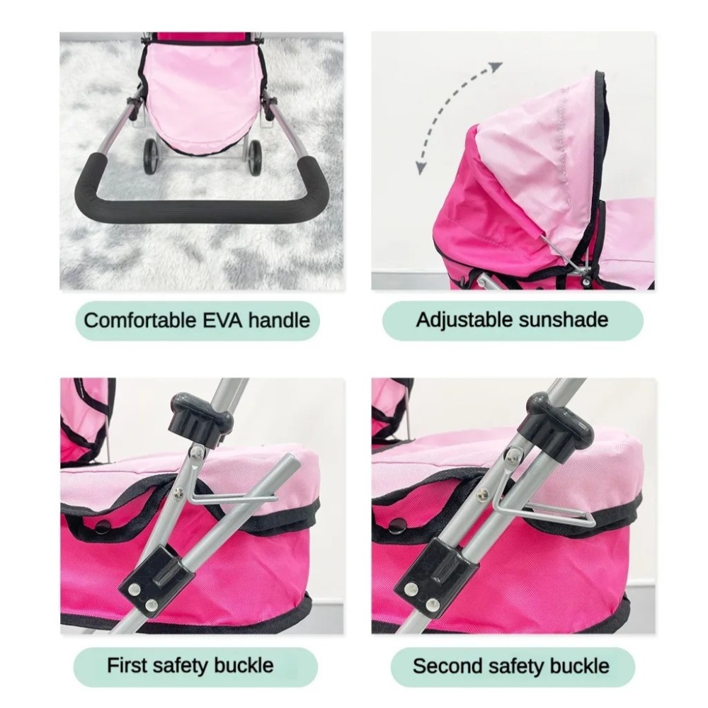 Doll Stroller for Kids Foldabl - Baby Food Doll recensie en prijs