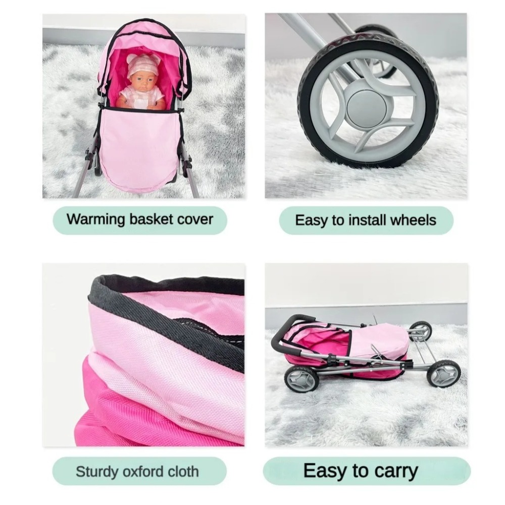 Doll Stroller for Kids Foldabl - Baby Food Doll recensie en prijs